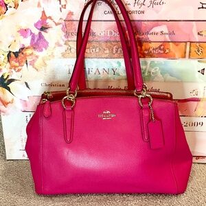 Coach Christie Satchel Shoulder Satchel Bag EUC with COA